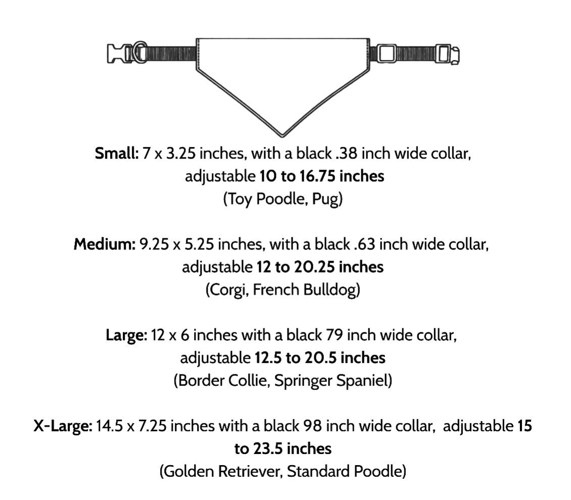 Four-Leaf Clover Adjustable Dog Bandana Collar