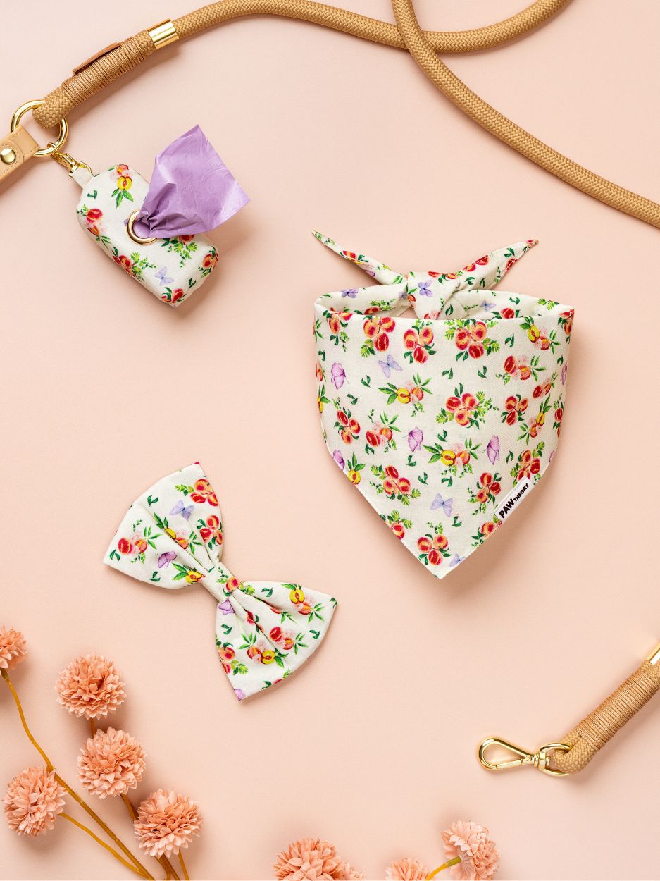 Momo “Peach” Dog Bandana