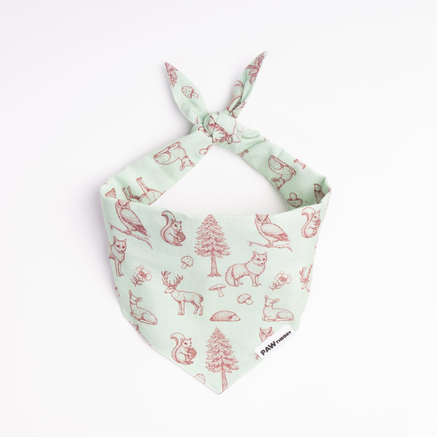 Paw Theory X Sophia Lee Art Forest Dweller Dog Bandana