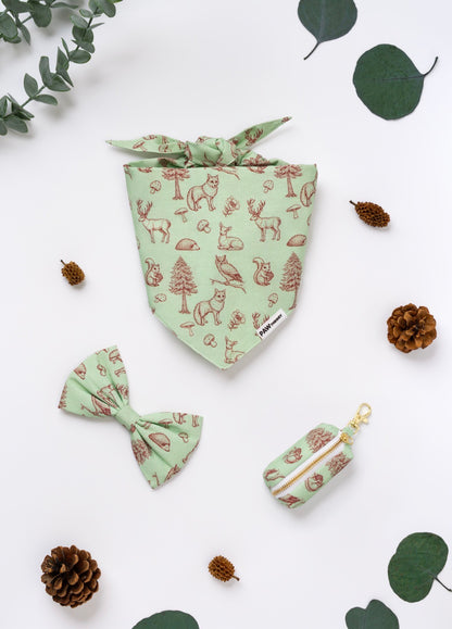 Forest Dweller Dog Bowtie